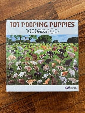 NEW 101 Pooping Puppies 1000 Piece Puzzle